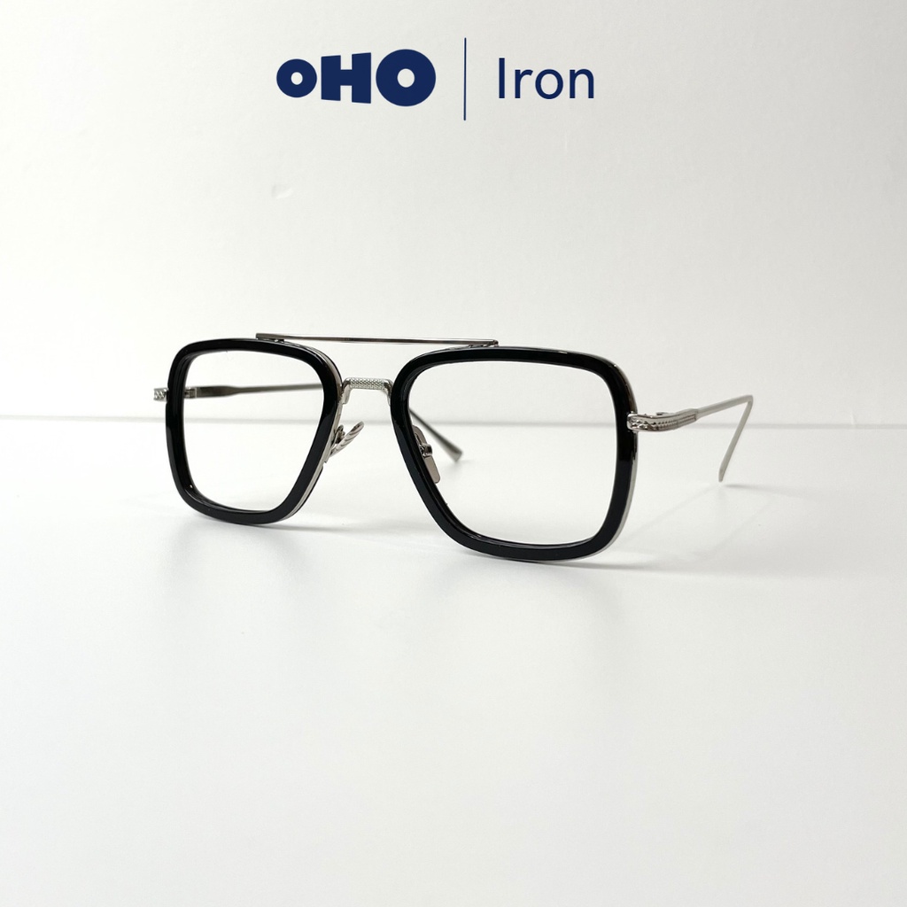 FRAME KACAMATA IRON ( BISA LENSA ANTI RADIASI / MINUS / PHOTOCHROMIC / BLUERAY ) - OHO EYEWEAR