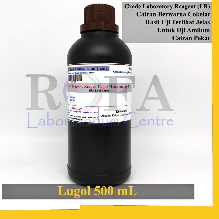● Larutan Lugol / Lugol's Solution / Reagen Lugol 500 mL ♪
