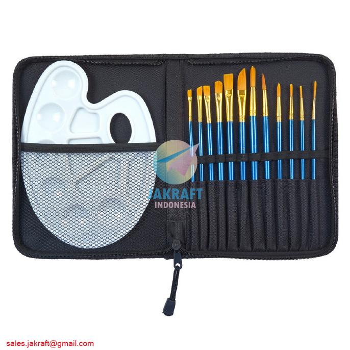 

SALE Kuas Cat Lukis Set JOYKO BRS-7 isi 12 Brush + Palette Lengkap