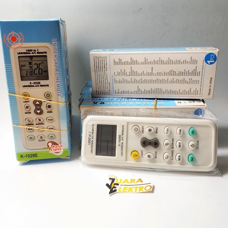 Remote Multi AC (Air Conditioner) K-1028E + Dus