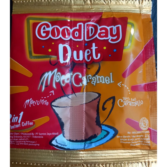 

Kopi Instant Good Day Duet Kemasan Renteng