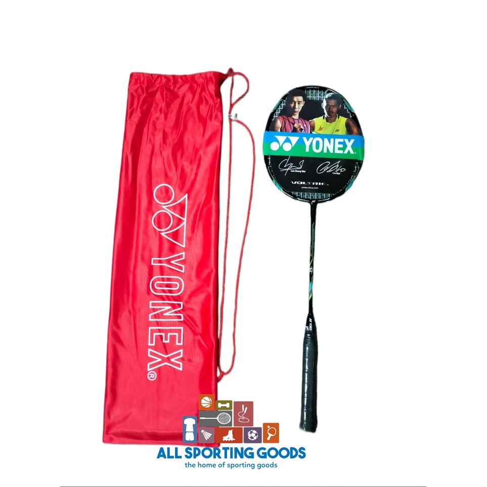 Raket Badminton Bulutangkis Nanoray Glanz FREE Senar Tas Merah