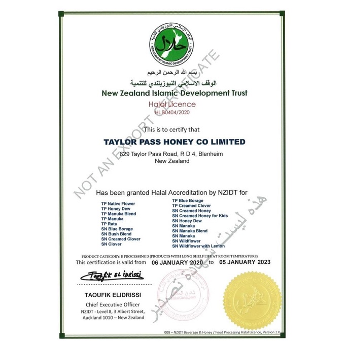 

MADU TERLARIS TAYLOR PASS RAW MANUKA HONEY UMF 15+ /10+ / 5 + 500G - MADU EL09I09A82L