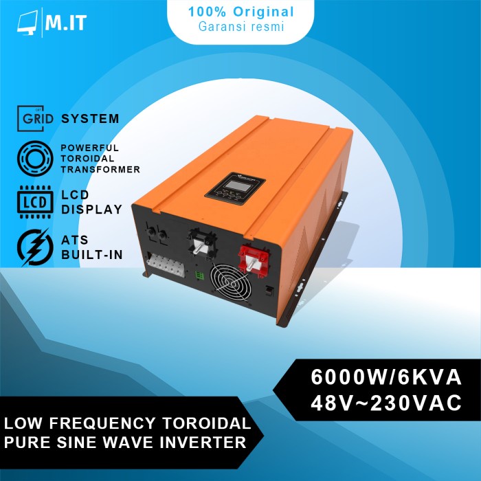 Low Frequency Inverter 6000w 48v 230vac PSW OEM Kenika Prostar