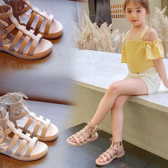 ➸ Svekes Sepatu Sandal Anak Perempuan Tali Pita Geliter K001 ✼