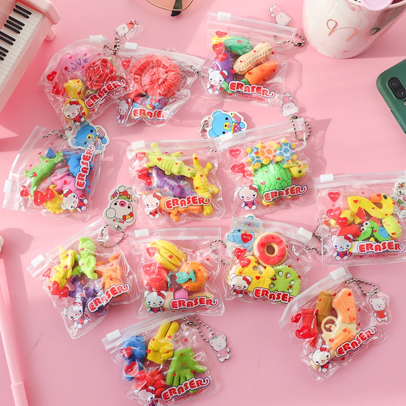 

Penghapus Mini Motif Buah Sayuran dan Karakter