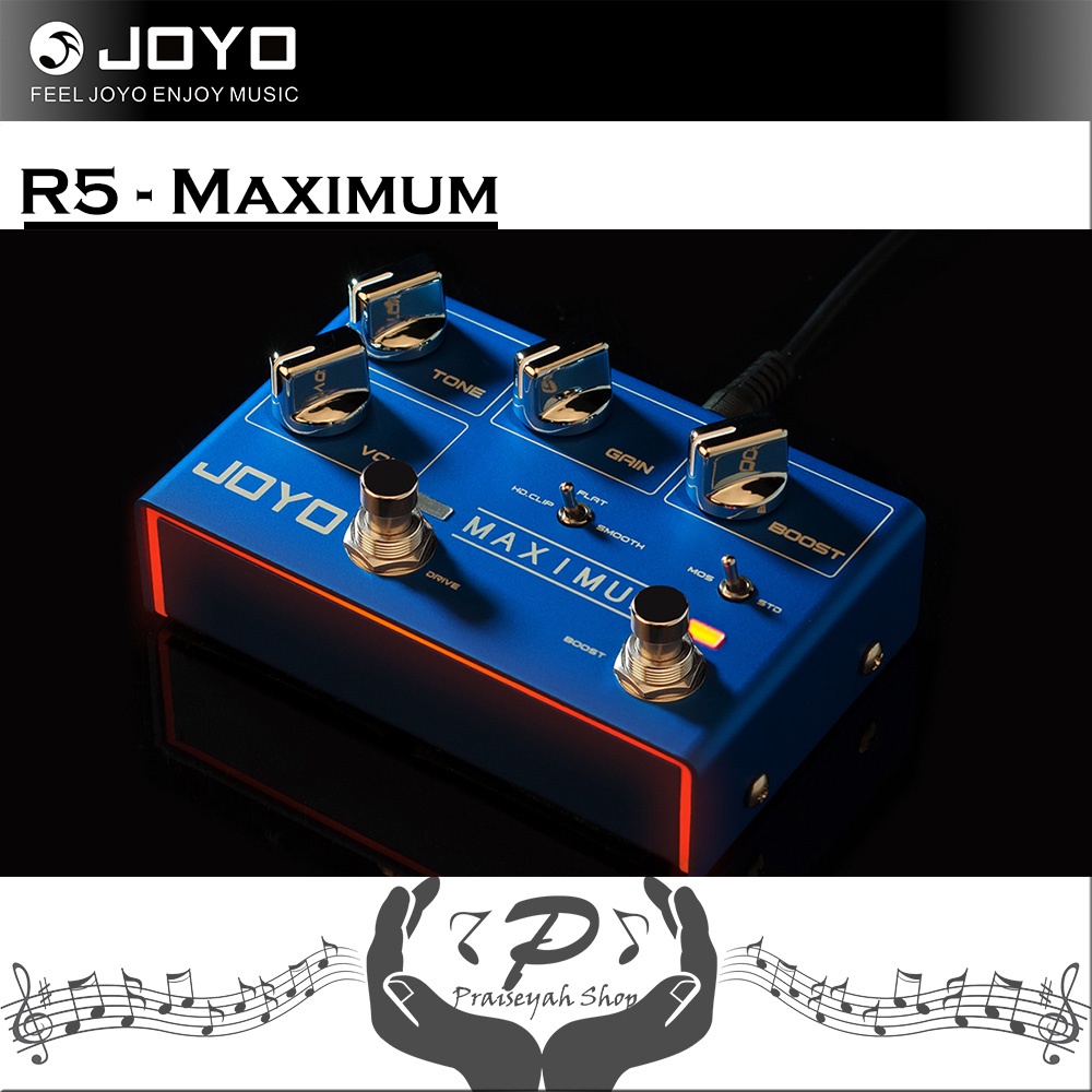 Joyo R05 Maximum Pedal Efek Gitar Overdrive Original R-05