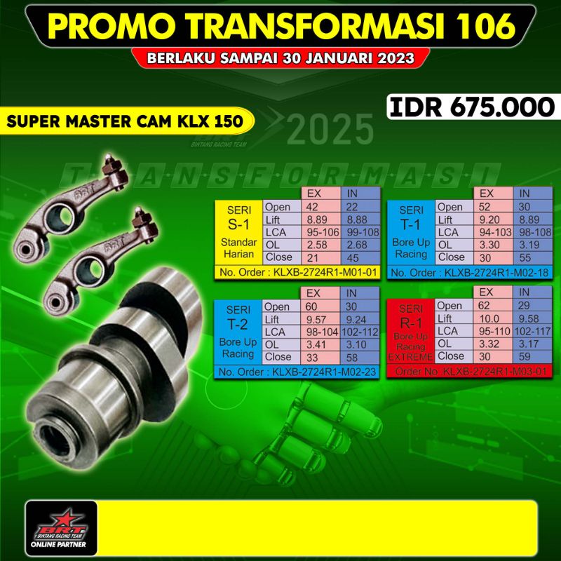 Noken as BRT KLX150 S1 T1 T2 R1 R2