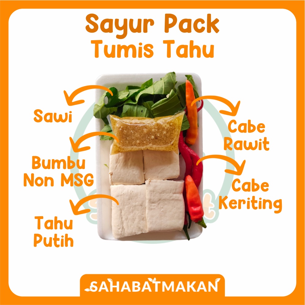 Paket Tumis Tahu - Sayur Pack / Sayur Prep / Sayur Instant — SahabatMakan