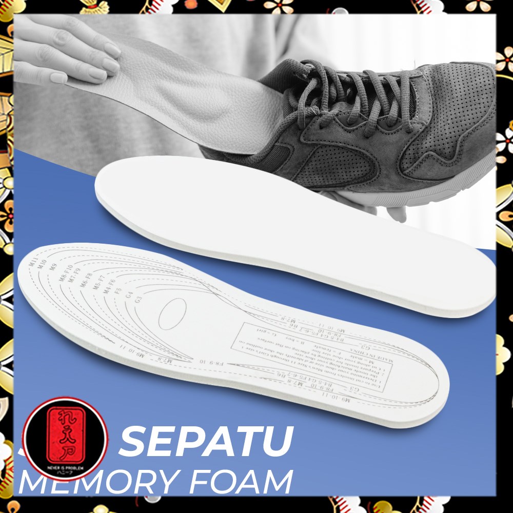 Sol Sepatu Memory Foam 1 Pasang - L3 - No Color