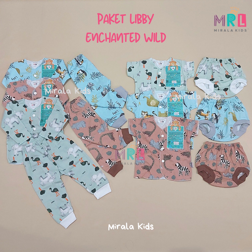 Libby Paket Baju Bayi 0-6 Bulan SNI- Paket Baju Bayi Newborn Baru Lahir