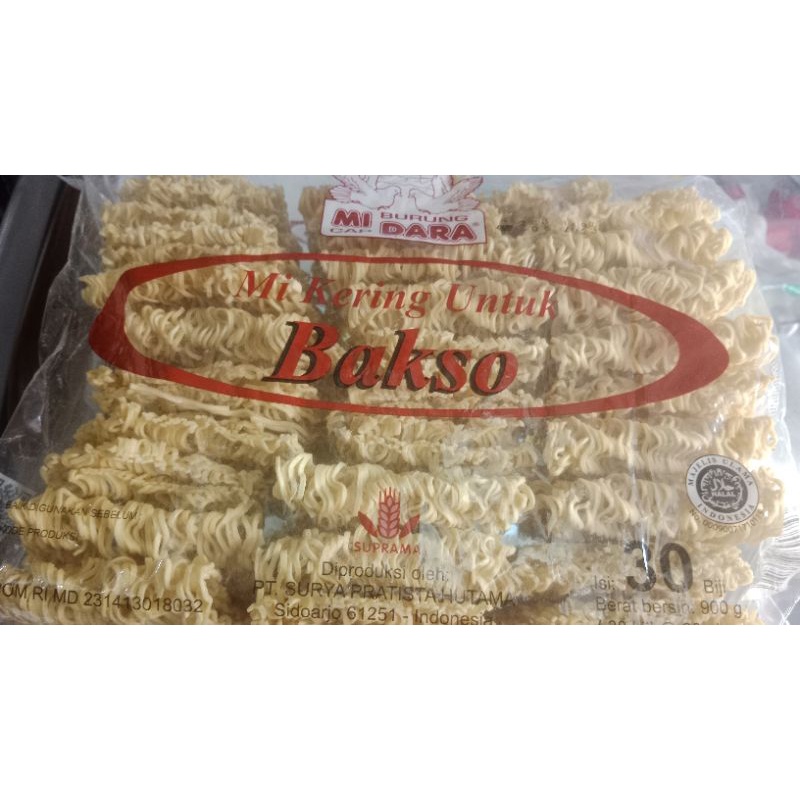 

Mie Cap Burung Dara isi 30 Biji 900gram