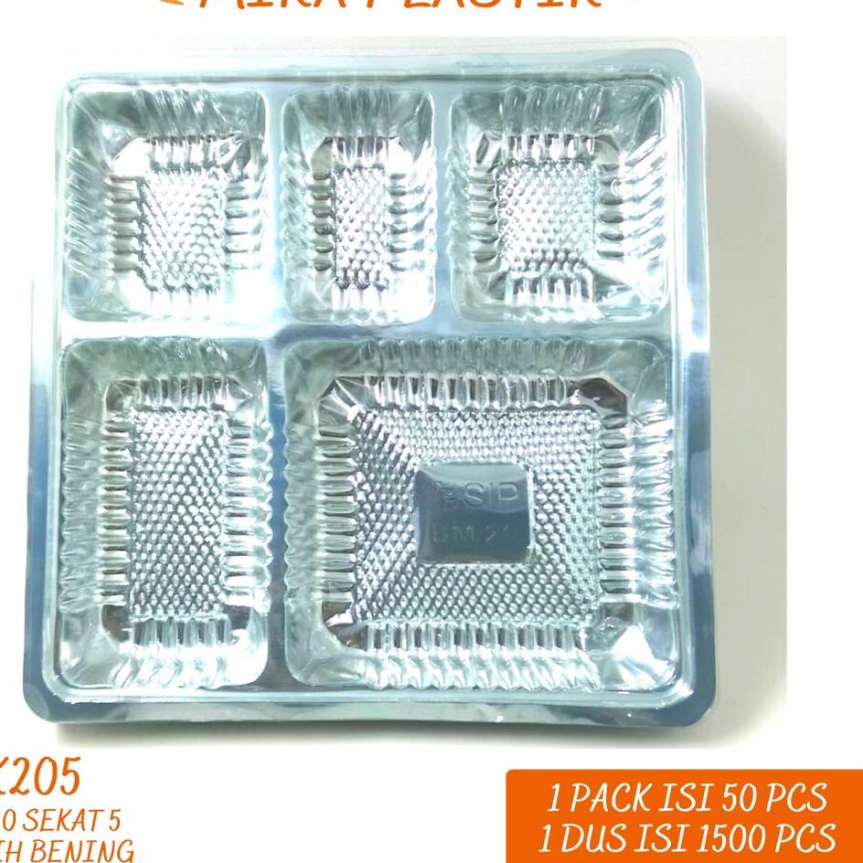 

✾SUPER DISKON♥ Mika Plastik Sekat 5 Size 20X20 Mika Alas (Isi 50 Pcs-MK205-)