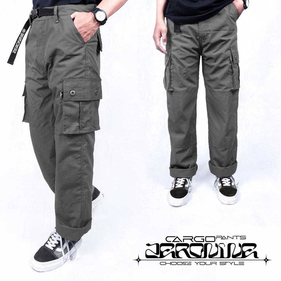 RECOMENDED ZERONINE Cargo pants | ZERONINE Celana Pria | ZERONINE Celana Regular | ZERONINE Celana C
