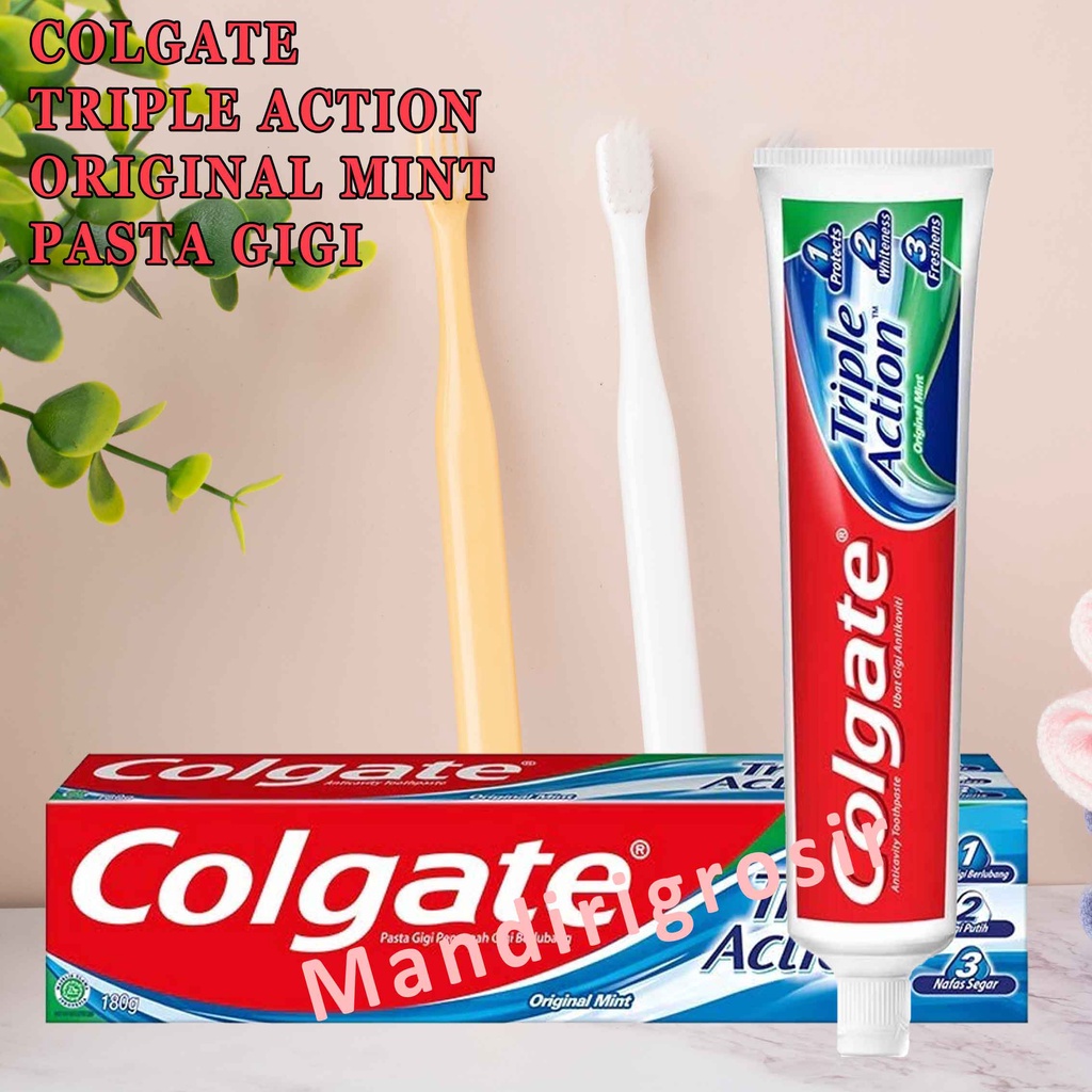 Triple Action* Colgate* Pasta Gigi* Original Mint* 180g