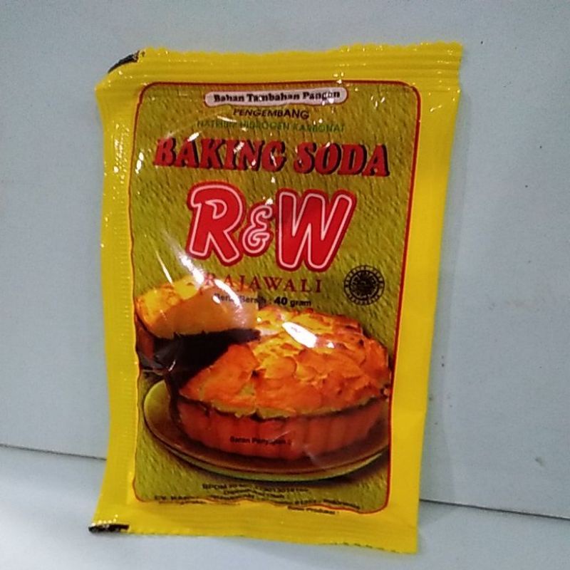 BAKING SODA KUE R&amp;W PENGEMBANG KUE 40 GR