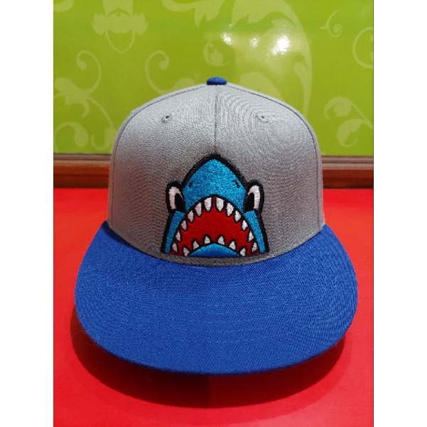Topi Snapback Pancoat Hiu Original Second
