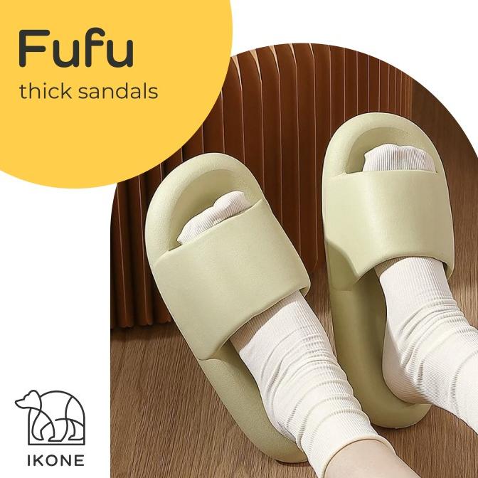 TECFUFU Sandal EVA Bantal Empuk Rumah Berkualitas Nyaman Unisex