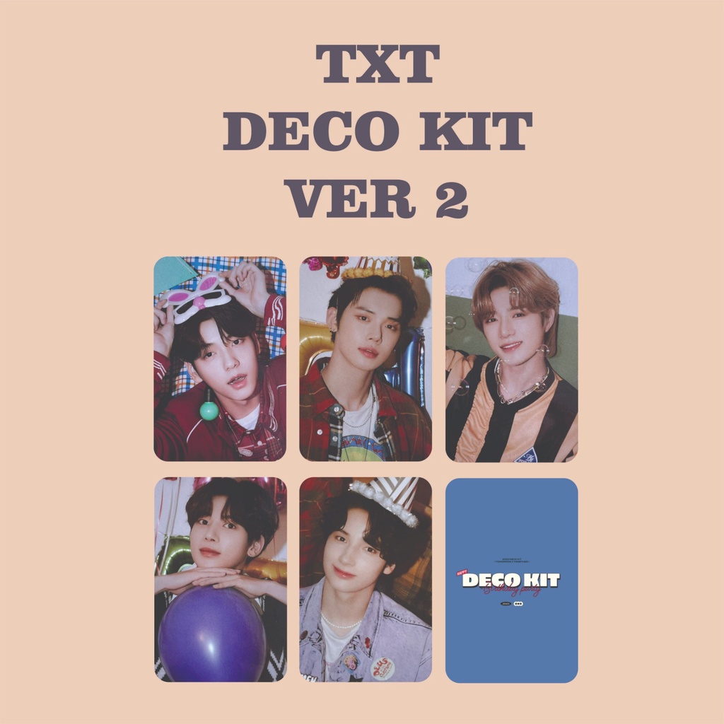 PHOTOCARD TXT DECO KIT 2023