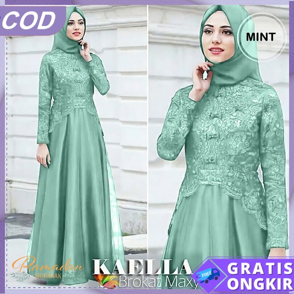 Gamus Ibu2 Muslim Terbaru Lebaran2023 Gami Ibuk Busui Kondangan Bsju Gamis Remaja Perempuan Elegan G