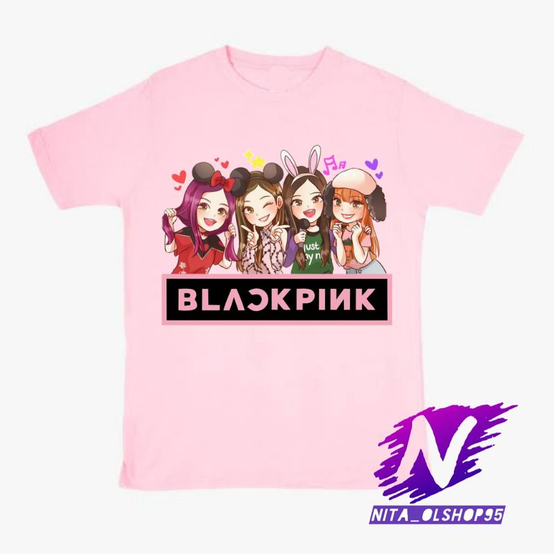 baju anak kaos anak blackpink