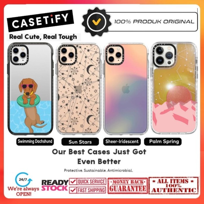 Original Case iPhone 11 Pro Max / 11 Pro / 11 CASETIFY IMPACT COLORS - iPhone 11ProMax, Palm Springs