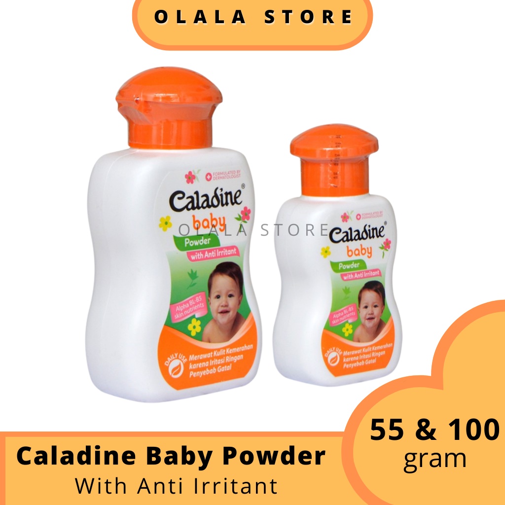 Caladine Baby Powder 55 gr 100 gr / Bedak Bayi Mengurangi Iritasi