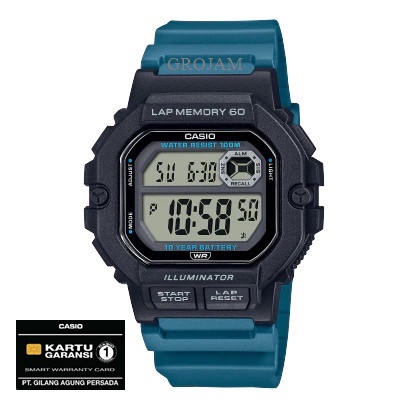 CASIO WS-1400H-1A WS-1400H-1B WS-1400H-3A WS-1400H-4A WS 1400H ORIGINAL RESMI