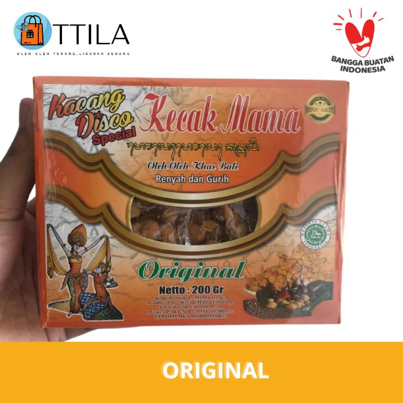 

Kacang Disko Kecak Mama Oleh-oleh Bali Makanan Khas Bali Enak - OTTILA