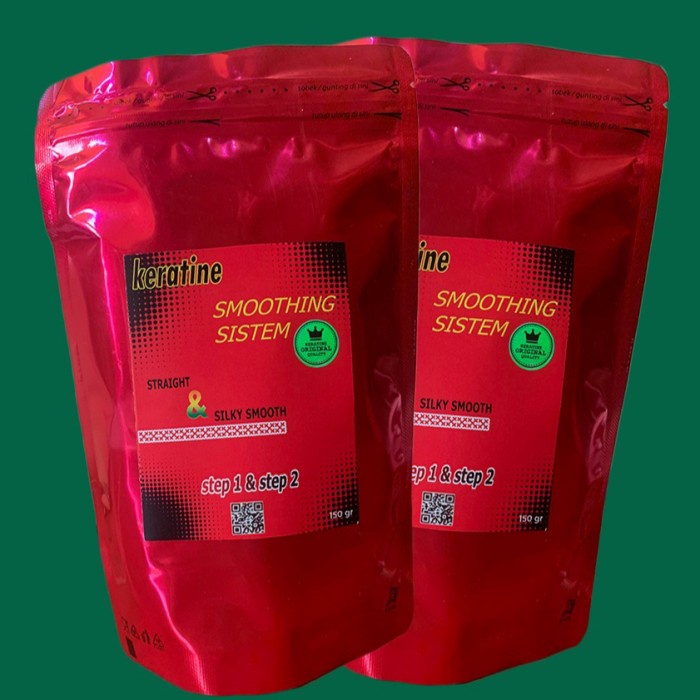 Catokan (Satuan)Pelurus Rambut Tanpa Catok Permanen Spa Keratin Smoothing Obat