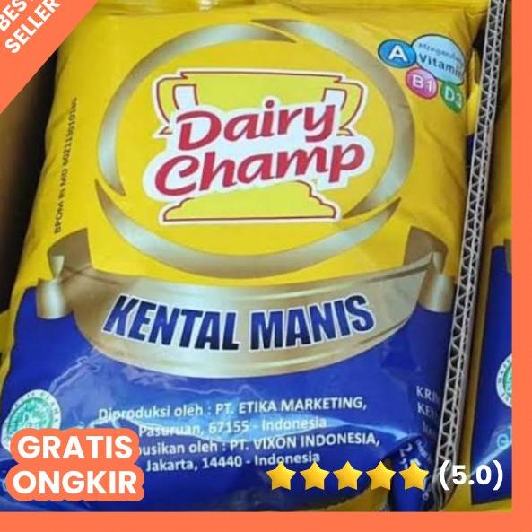 

♩ Susu kental manis dairy champ kemasan pouch 2,5 kg ✶