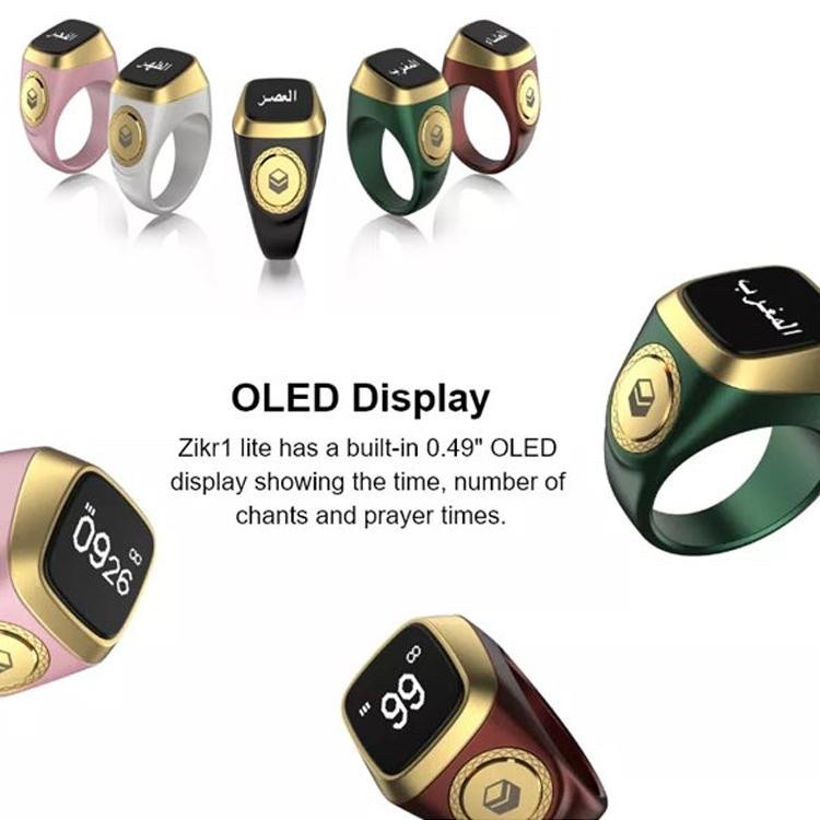 IQIBLA ZIKR LITE RING TASBIH DIGITAL COUNTER CINCIN PINTAR TASBEH ZIKIR SMART ZIKR1 RING WITH APPS