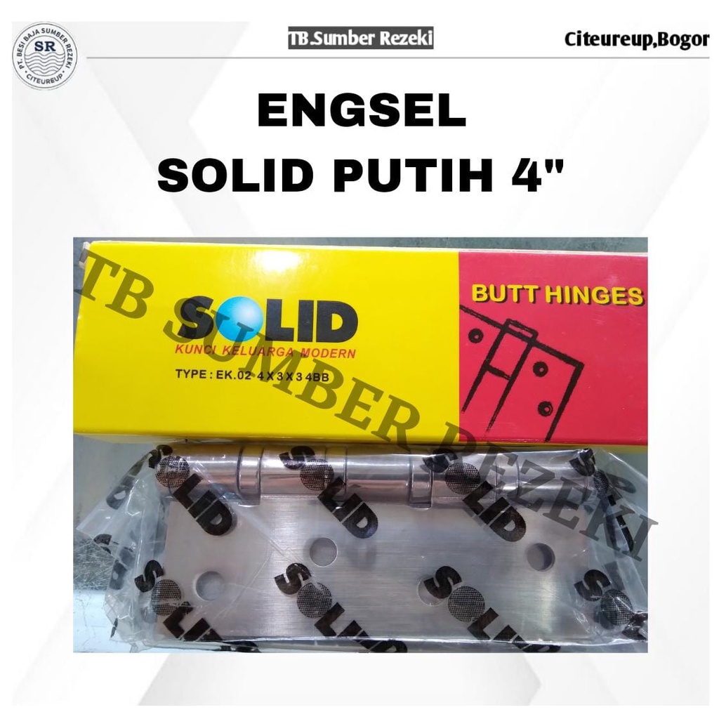 Engsel Solid ( 4 inch)