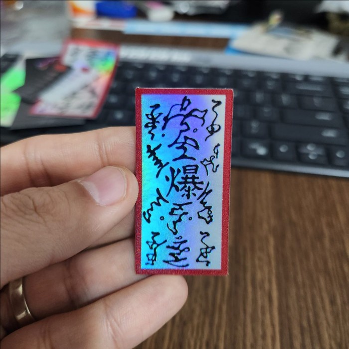 

Sticker Hologram Anime - PSH1480 - Naruto - Paper Bomb