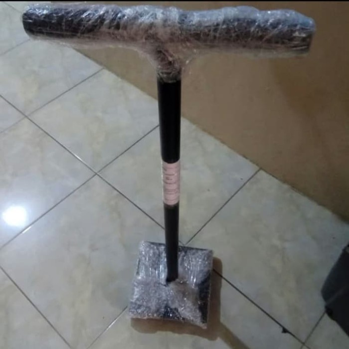 Terlaris Pemadat Perata Tanah / Rammer Manual / Timris / Stamper Manual Besi