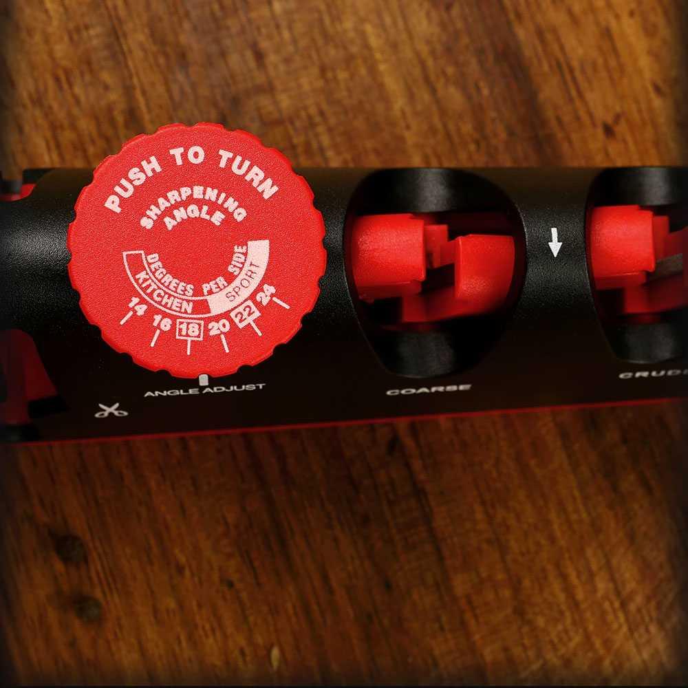 Pengasah Pisau Dapur 5in1 Gunting Knife Sharpener Profesional - WK2003C - Black