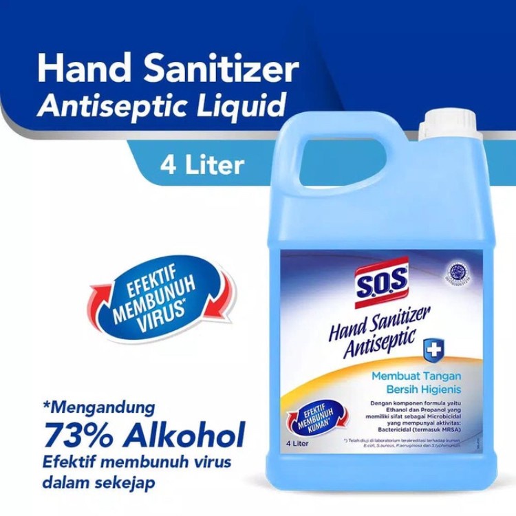 Hand Sanitizer SOS 4 Liter