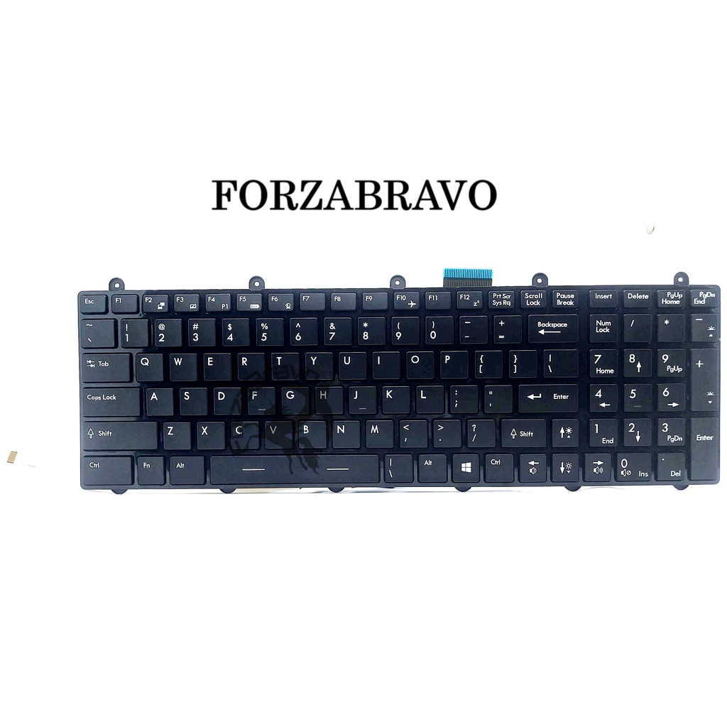 Keyboard MSI L710 L715 L720 L725. MSI Medion Megabook MSI MS-1722. MSI MS1682 VR610 X7811 With Backl