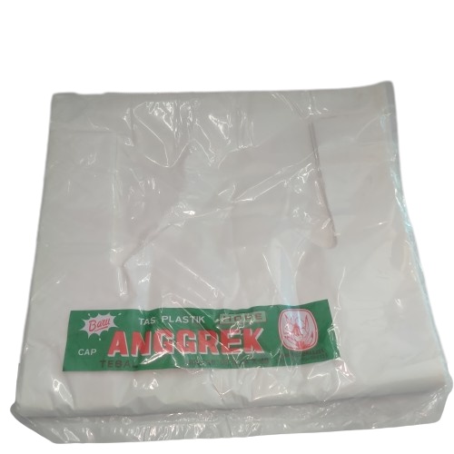 [100 pcs] Kresek Putih Kecil Anggrek | Kantong Kresek Putih 02 x 24