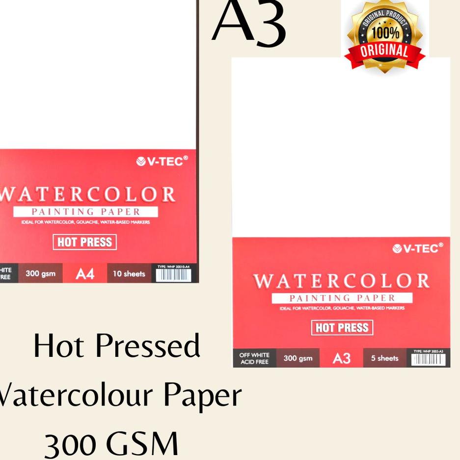 

Produsen Resmi VTEC Watercolor Painting Paper A3 Agsm Hot Press