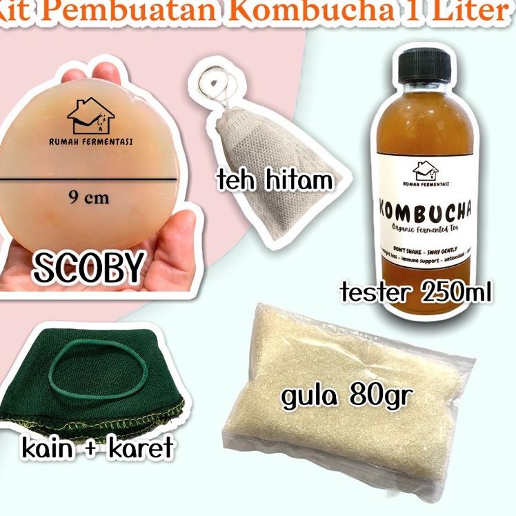 

⚡COD⚡ PAKET KIT KOMBUCHA SIAP BIKIN 1 LITER