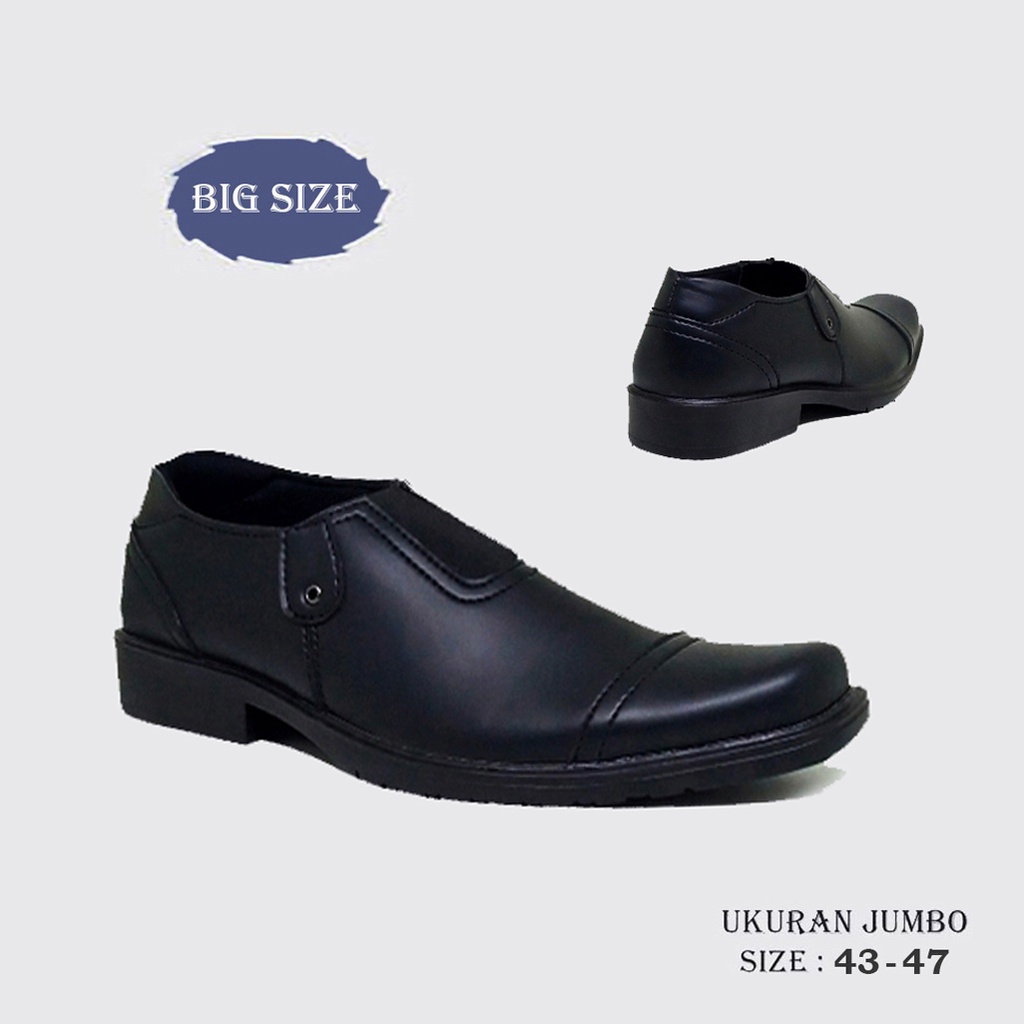 VENETO BIG SIZE | Sepatu Pria Pantofel Kantoran Slip On Oxford Kantor Ukuran Besar Jumbo 43 44 45 46 47