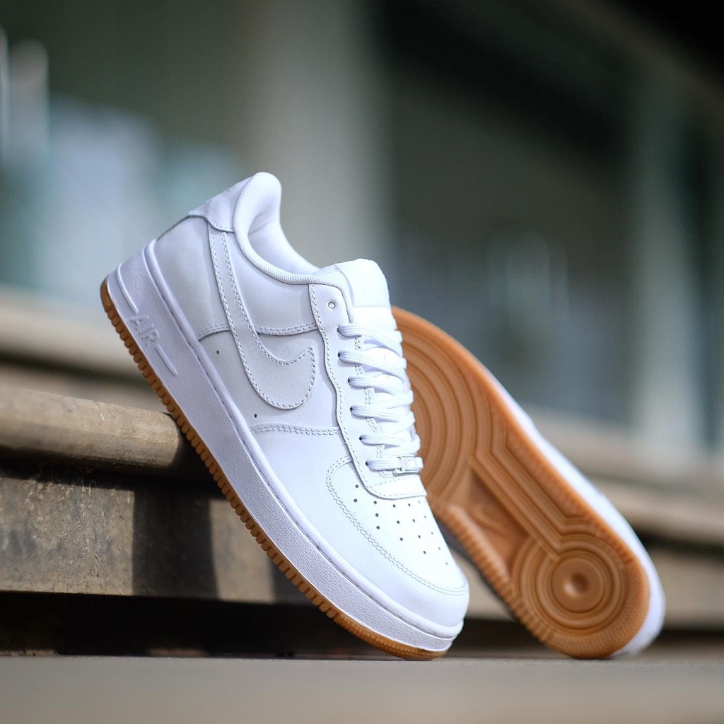 NIKE AIR FORCE 1 LOW WHITE WHITE GUM