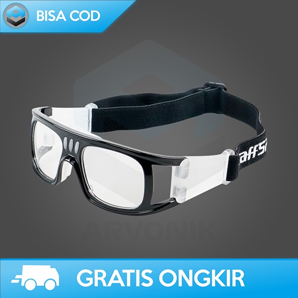 KACAMATA OLAHRAGA TENIS BASKET SPORT GLASSES DENGAN STRAP BY TAFFSPORT