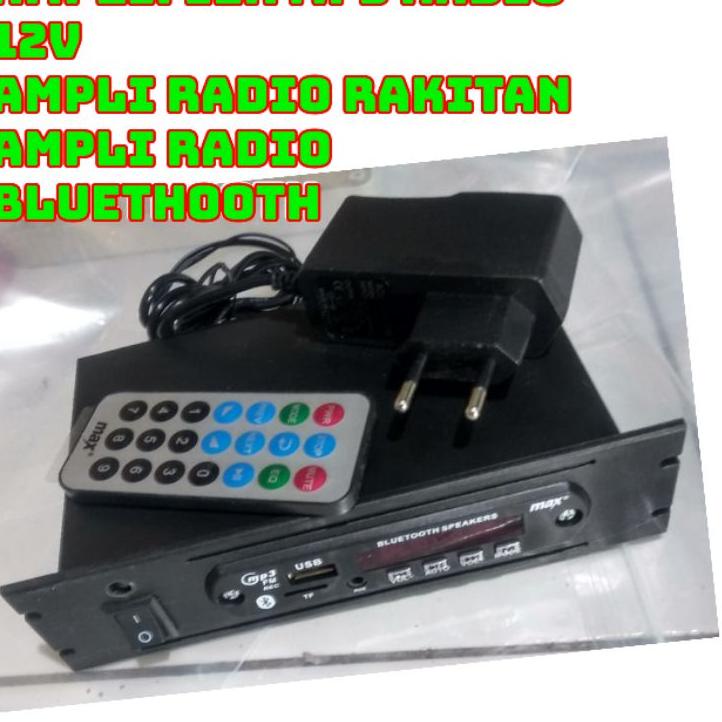✳ RAKITAN MP3 RADIO PLAYER Bluetooth 5.0 Player + Adaptor 12V MP3 Player Bluetooth USB MMC RADIO ✤