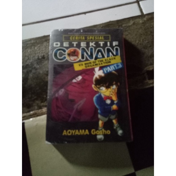 Komik Detektif Conan vs Men of The Black organization Part 3