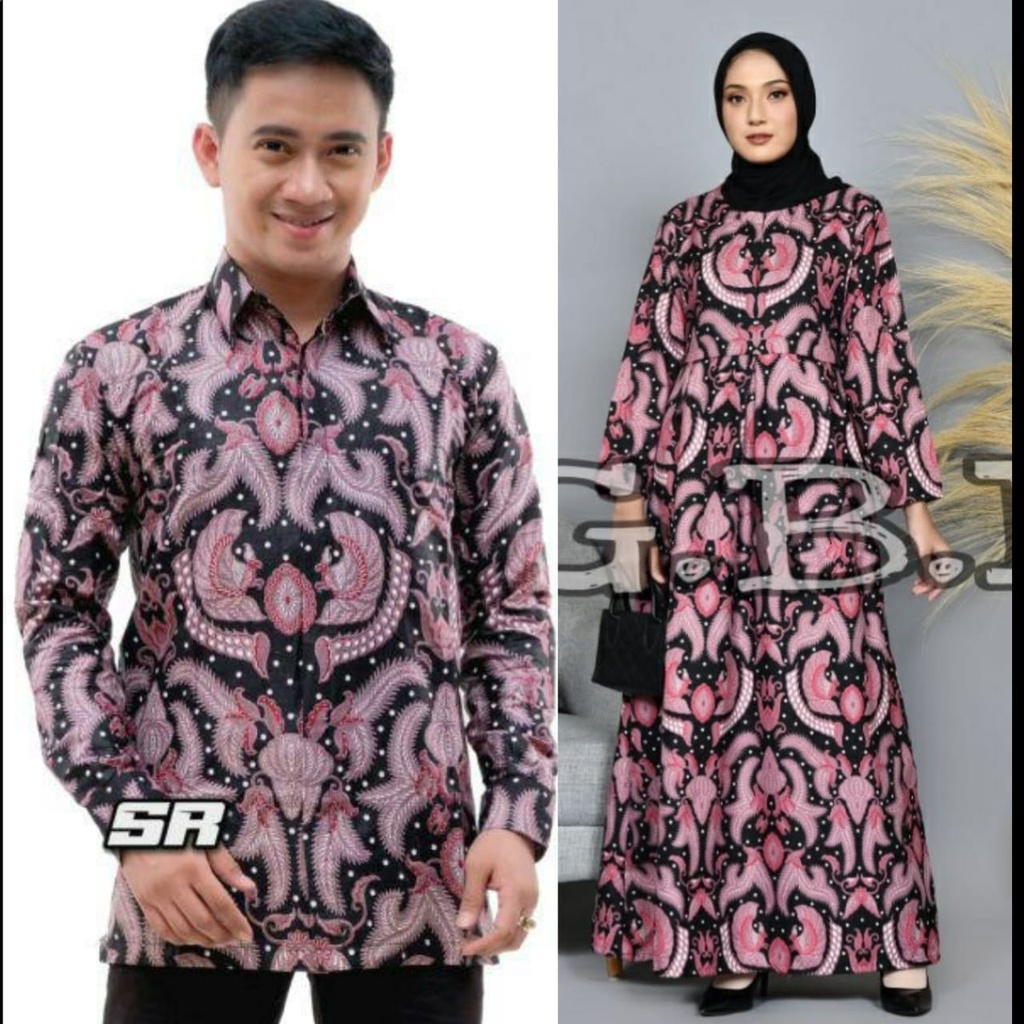 COUPLE BATIK GAMIS KELUARGA LEBARAN 2023 PASANGAN KONDANGAN JUMBO MODERN