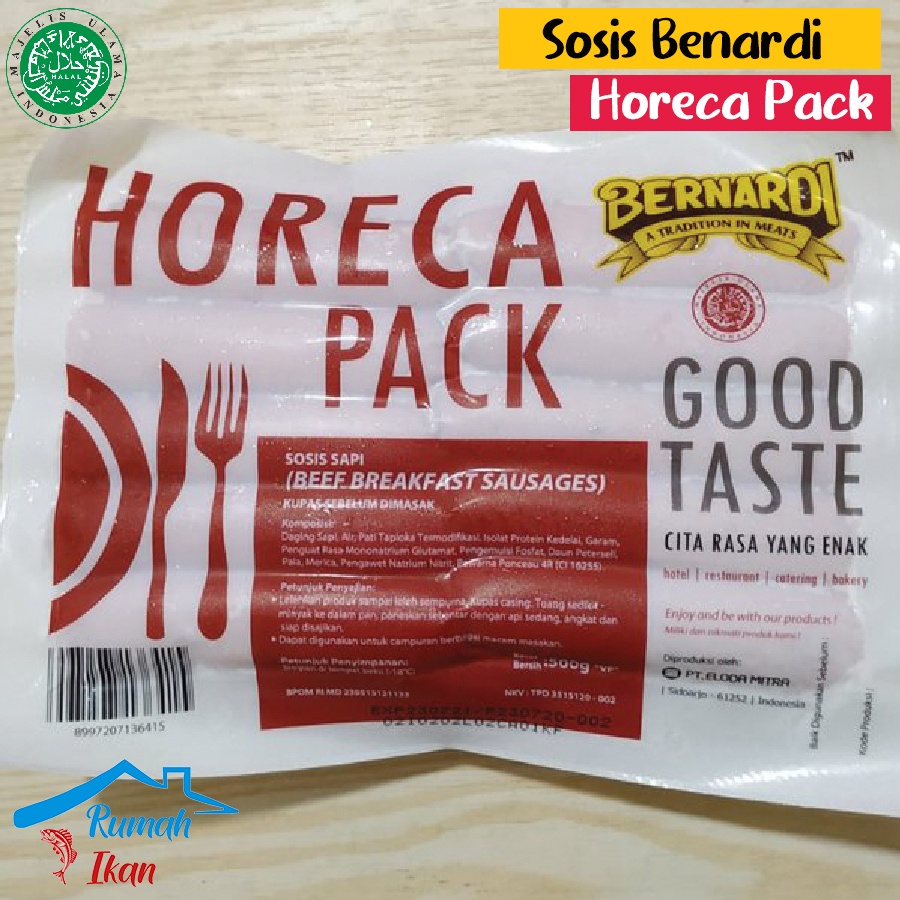 

Bernardi Sosis Horeca Breakfast || Sosis Sapi 500gram