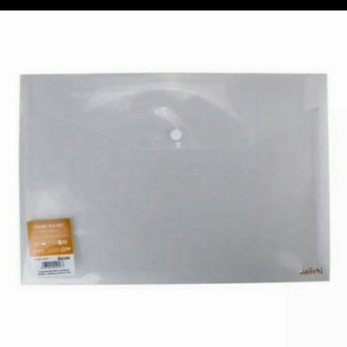 

MAP PLASTIK KANCING PUNGGUNG Folio F4 Daichi ( 12 Pcs ) +