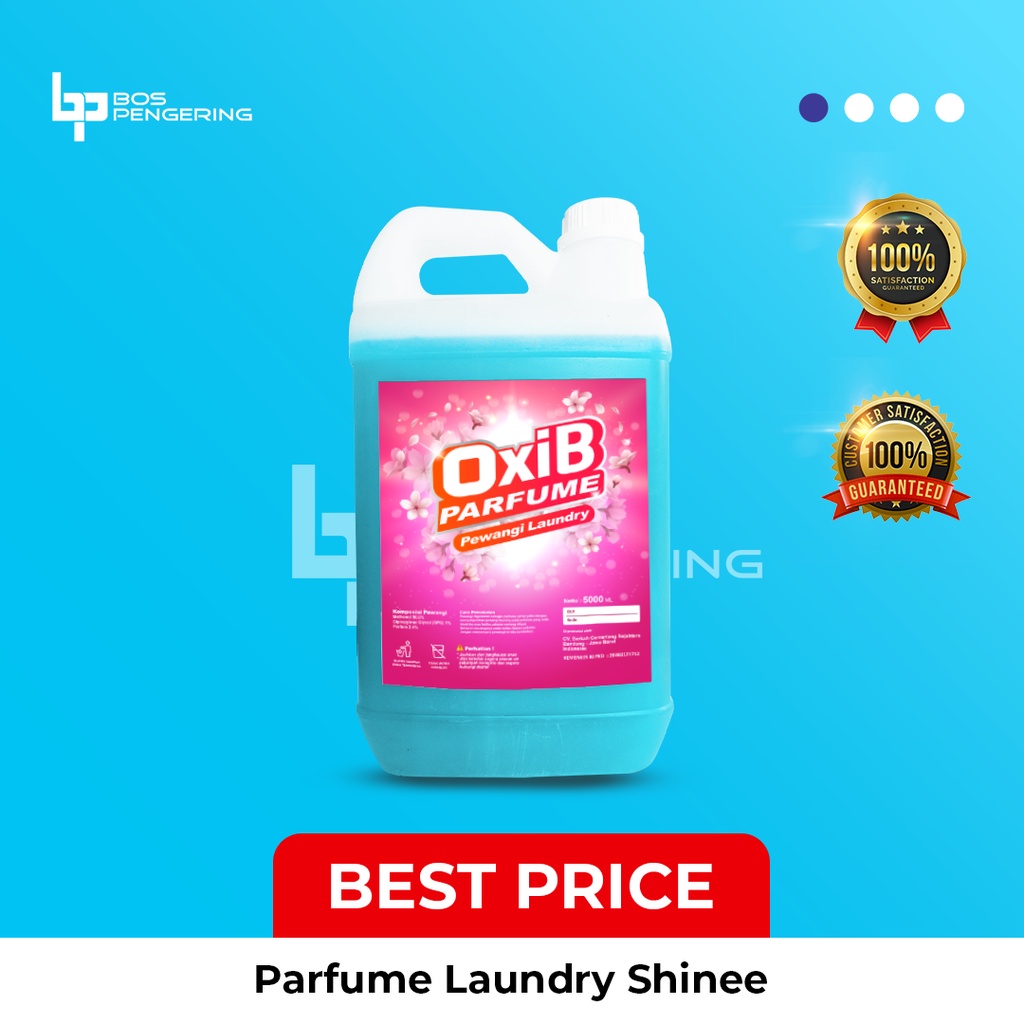 Pewangi Pakaian Laundry Parfume Baju OxiB Aroma Shinee 5 Liter Segar